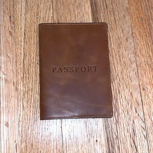 Brand New J. Crew Men’s Brown Passport Holder NWOT